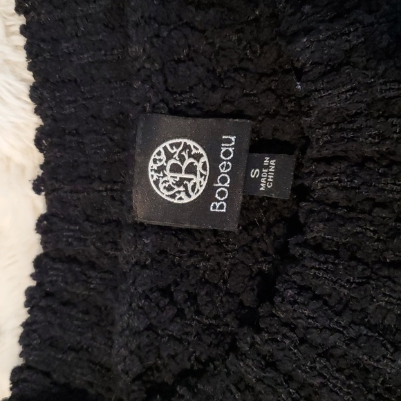 Bobeau Popcorn Knit Sweater Black S - Picture 4 of 8